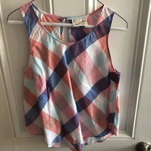 Plaid Tank Top